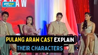 GMANetlfixs upcoming serires Pulang Araw lead celebrities talk about their characters [upl. by Bricker]