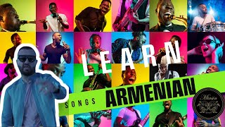 Learn Armenian through songs  Mi Gna Maître Gims amp Super Sako  words translation [upl. by Ydarg]