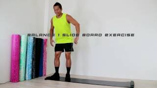 Balance 1 Slide Board Unboxing Maintenance and Exercise HQ [upl. by Allehcim]