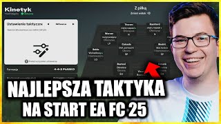 JAK USTAWIĆ NAJLEPSZĄ TAKTYKĘ W EA FC 25 [upl. by Ellinad]