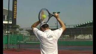 Topspin Tennis Serve Part I  Develop Feel [upl. by Eecyaj]