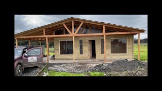 Casas Prefabricadas El Nevado casa de 120m2 en el sector de Cerrillos [upl. by Allys]