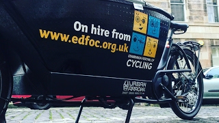 The Urban Arrow  A cargo bike journey through Edinburgh [upl. by Aisset]