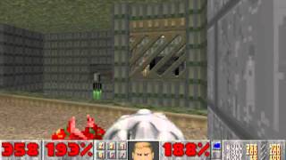 Ultimate Doom 100 Walkthrough E1M4 Command Control [upl. by Nnylyak274]