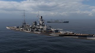 World of Warships Scharnhorst 43 Ranked Battles [upl. by Anail268]