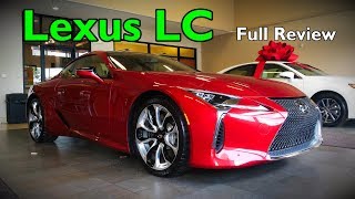 2018 Lexus LC 500 amp LC 500h Hybrid Full Review [upl. by Eetnwahs]