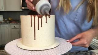 How To Create A Drip On Your Cake [upl. by Eveivenej]