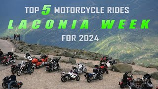 Top 5 Motorcycle Rides for LACONIA Motorcycle Week 2024 [upl. by Anum]