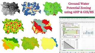 Identification of Groundwater Potential Zone using GISRemote Sensing Techniques and AHP Part1 [upl. by Nivalc]