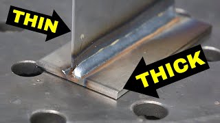 MIG Welding Thin Metal to Thick Metal Heres How [upl. by Itsym]