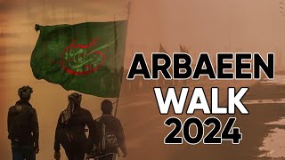 Arbaeen Walk 2024  Najaf to Karbala  Safar e Ishq e Hussaini [upl. by Finah619]