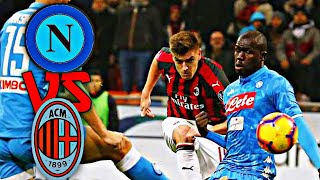 MILAN vs NAPOLI  HIGHLIGHT SEPAKBOLA  CHAMPION LEAGUE [upl. by Nerag152]