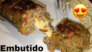 EMBUTIDO RECIPE  Special  Cheesy [upl. by Vezza]