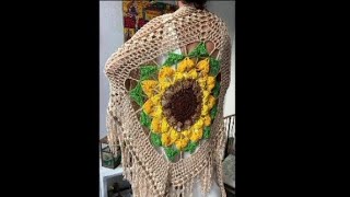 Crochet Cocoon SweatersPoncho Pattern Design Ideas [upl. by Noswal]