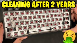 Cleaning My Keyboard For The First Time After 2 YEARS [upl. by Yllehs]