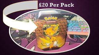 Hidden Fates Raichu Tin We FINALLY Pulled Something AMAZING [upl. by Ahcsas]