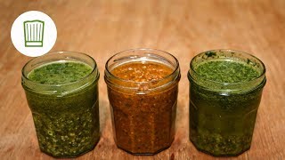 Pesto selber machen  3 mal anders  Chefkochde [upl. by Oidale279]