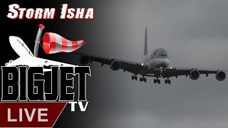 LIVE Storm Isha at London Heathrow Airport [upl. by Tiffi]