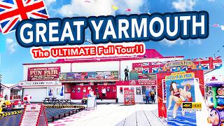 GREAT YARMOUTH  The ULTIMATE tour of seaside holiday town Great Yarmouth Norfolk [upl. by Olegnalehcim]