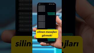 WhatsApp silinen mesajları okumak [upl. by Hoy]