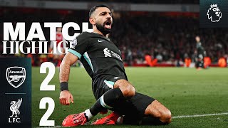 Late Salah Leveller in London  Arsenal 22 Liverpool  Highlights [upl. by Gardell]