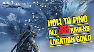 How To Find All 48 Raven Location  Gow Ragnarok  God of War Ragnarok [upl. by Aivlys]