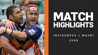 Indigenous v Maori  Match Highlights  RLWC 2008 CurtainRaiser  NRL [upl. by Gunther]