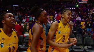 Best Of Phantom Washington Mystics vs LA Sparks  May 19th 2017 [upl. by Aleacin]