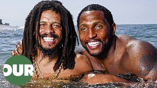 Teaching Ray Lewis to Eat Like A Rastafarian  Taste of Marley E6  Our Taste [upl. by Shabbir]