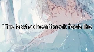 This is what heartbreak feels like  JVKE lyrics video [upl. by Leviram]