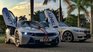 CasperBMW i8 and Snowy’sBMW 740LeLions Parade preparation  Hill Country Battle of the Blues [upl. by Aeslahc674]