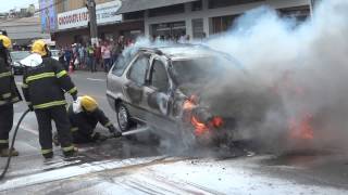 Bombeiros em ação centro de vitoria es por Jorge Calazans [upl. by Adirahs688]