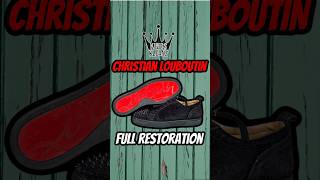 CHRISTIAN LOUBOUTIN FULL RESTORATION 😱🔥 DON’T MUSS THE END🤯‼️ [upl. by Soisatsana]