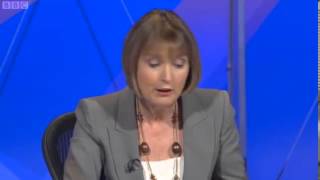 David Starkey Harriet Harman Victoria Coren fight on Question Time p2 [upl. by Euqinom508]