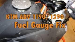 KTM 11901290 Adventure Fuel Gauge Fix [upl. by Zehe]