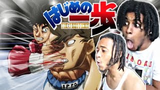 Ippo vs Sendo Fights 12 Hajime No Ippo REACTION [upl. by Ahsinik94]