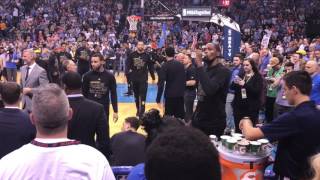 KEVIN DURANTS INTRODUCTION IN OKLAHOMA CITY ON THE WARRIORS [upl. by Aihseyk288]