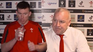 Wayne Pivac faces 30 minute scrutiny from press after loss to Italy  Six Nations 2022 [upl. by Yraek]