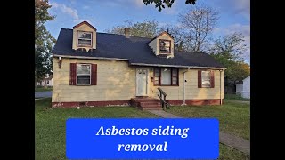 Asbestos Siding removal [upl. by Engelbert]