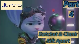 Lets Play ratchet amp Clank rift apart On The PS 5 Walkthrough Gameplay Part Four No Commentary [upl. by Holub]