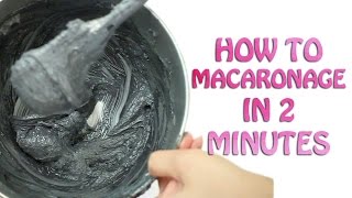 How to Properly Macaronage in 2 Minutes to Prevent Hollow Shells [upl. by Julide679]