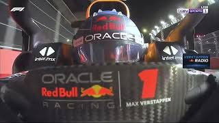 Max Verstappen World Champion radio Las Vegas GP 2024 [upl. by Drye]