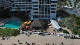 Ocean Manor Hotel amp Bamboo Beach Tiki Bar in Fort Lauderdale Florida [upl. by Debora]