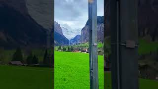 Switzerland 4k lauterbrunnen valley switzerland switzerland4k naturelovers youtubeshorts short [upl. by Romina]