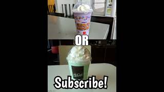 Grimace Shake VS Shamrock Shake [upl. by Donnie605]