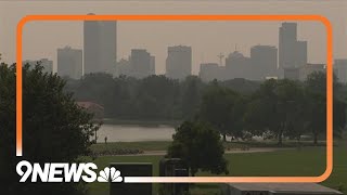 Wildfires outside of Colorado are to blame for the haze [upl. by Monk]