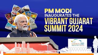 LIVE PM Modi inaugurates the Vibrant Gujarat Summit 2024 in Gandhinagar Gujarat [upl. by Omura]