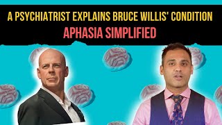 What is Aphasia  Types of Aphasia  A Psychiatrist Explains Bruce Willis Condition [upl. by Dadivitan]