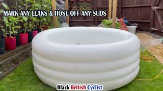 How to Repair LayZ Spa Hot Tub Puncture air leak [upl. by Swayne]