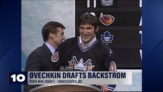 Alex Ovechkin announces Nicklas Backstrom draft pick  District Countdown [upl. by Wheelwright]